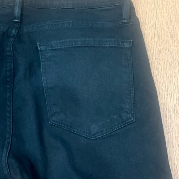 FRAME Le Skinny de Jeanne Mid Rise Zip Fly Stretch Dark Green Wash Size 29 - Picture 5 of 10